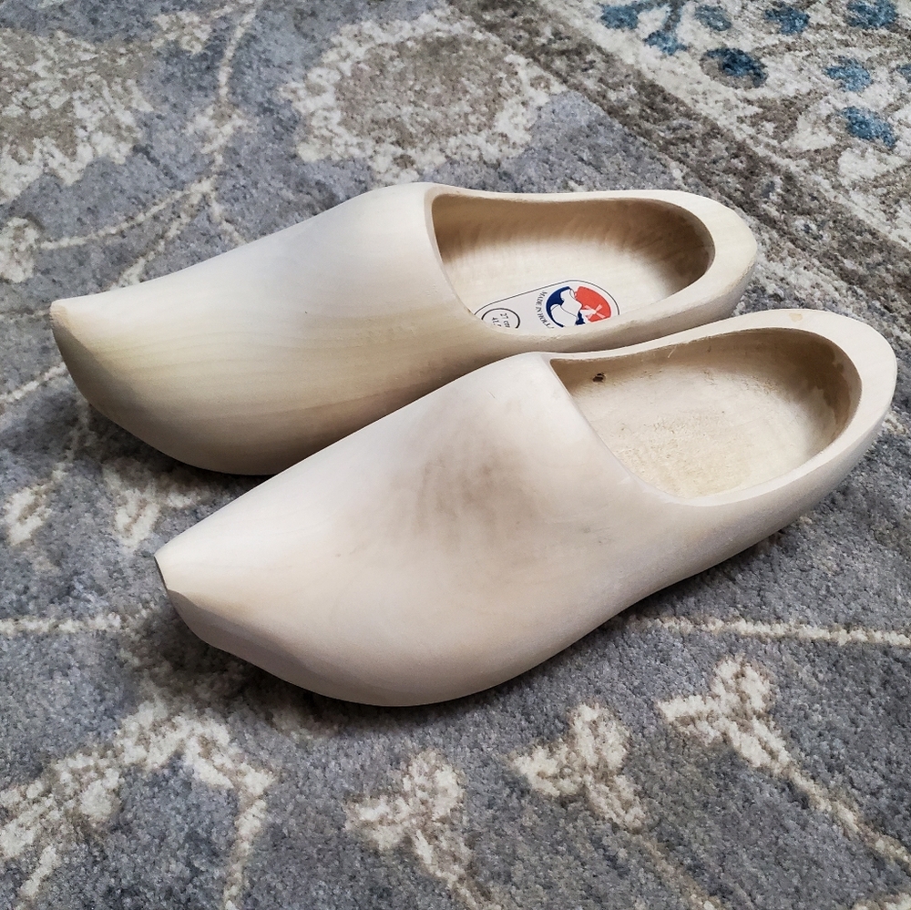 Dutch blank wooden shoes
